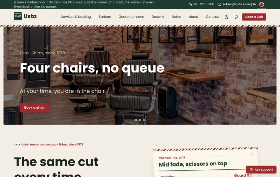 Usta — Barbershop