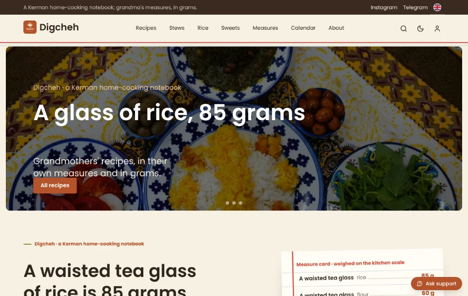 Digcheh — blog di cucina