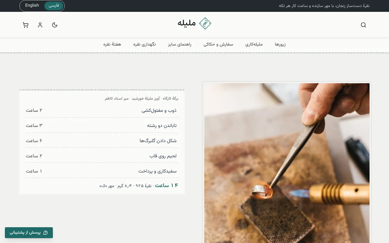 برگهٔ کارگاه: هر مرحله و ساعتش