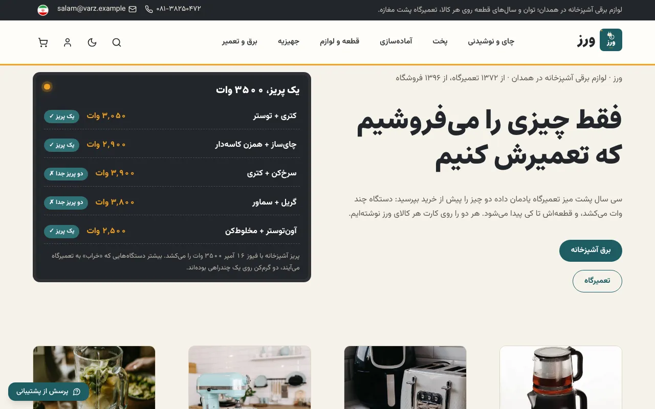 یک پریز، ۳۵۰۰ وات