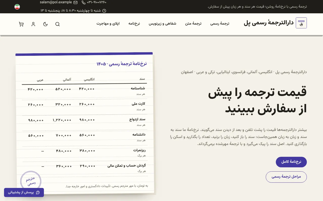 قیمت، پیش از اینکه بپرسن